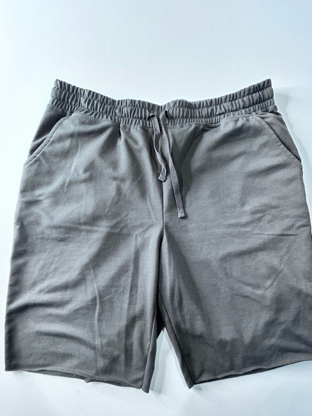 LuLaRoe Medium Jamie Casual Drawstring Knit Shorts - Charcoal